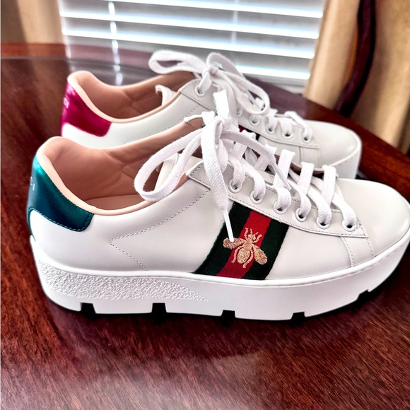 Gucci Ace Flatform Sneakers